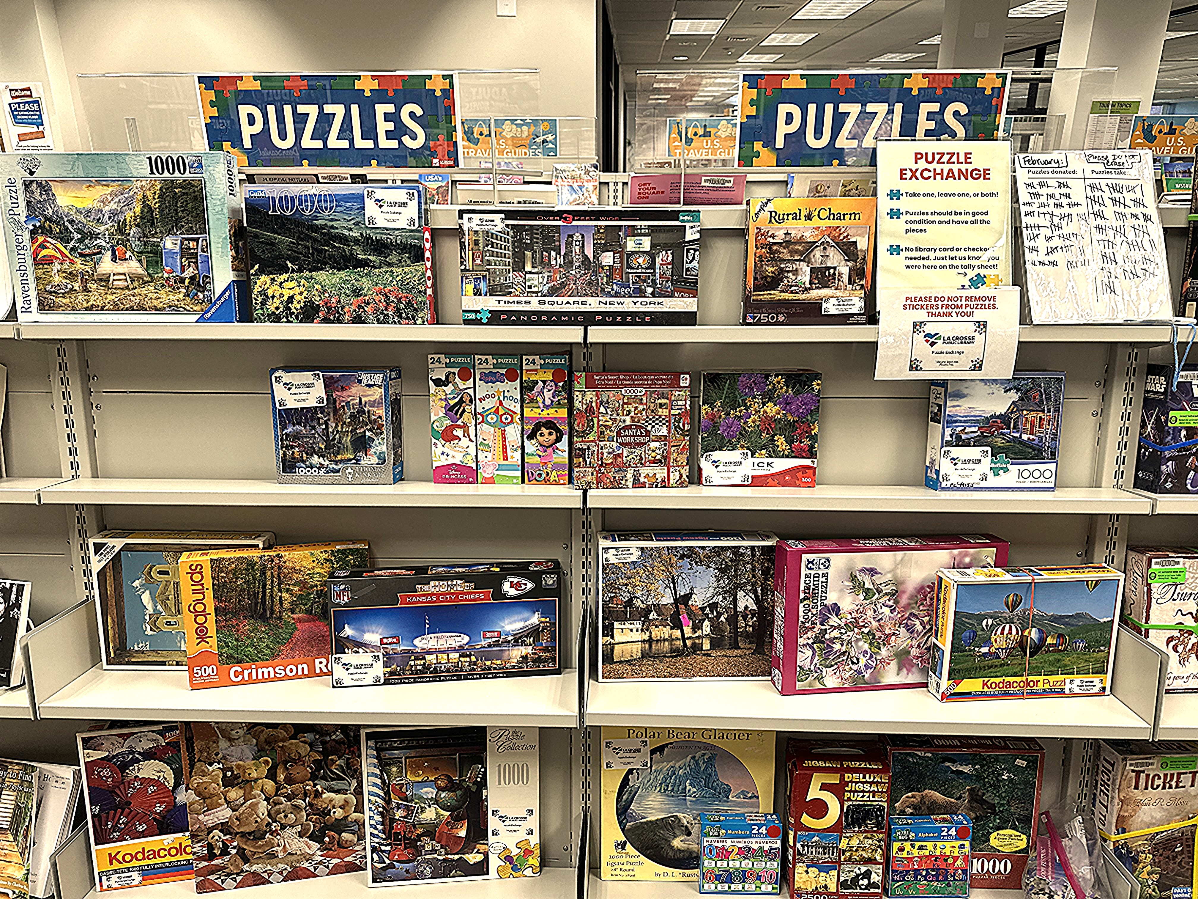 Display of LPL's puzzle exchange