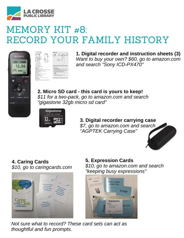 Oral Family History Kit