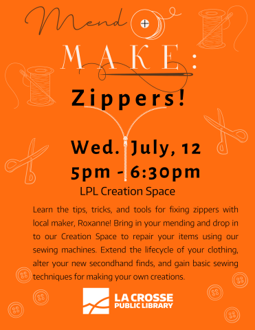 Mend + Make: Zippers