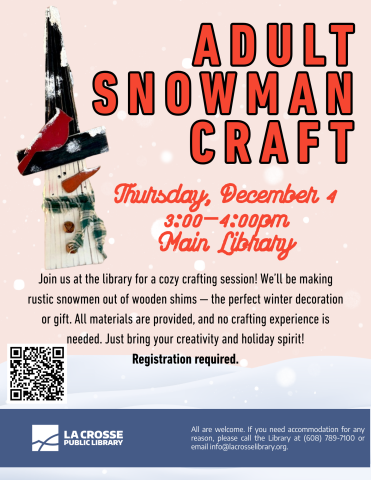 Adult Snowman Craft