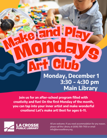 Make & Play Mondays: Art Club