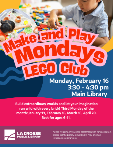 Make and Play Mondays: LEGO Club