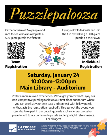 Puzzlepalooza Event Poster