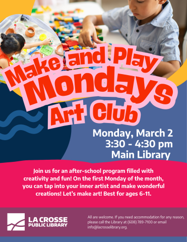 Make & Play Mondays: Art Club