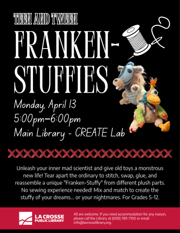 Teen and Tween Franken-Stuffies