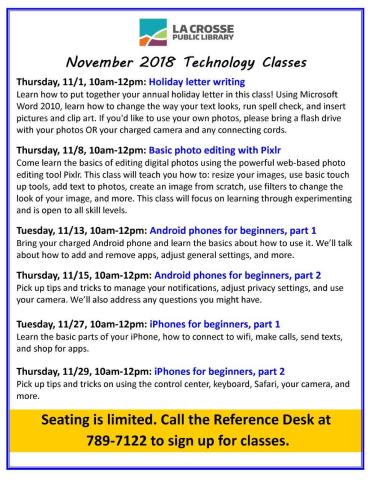 Technology Class Iphones For Beginners Part 1 La Crosse Public Library