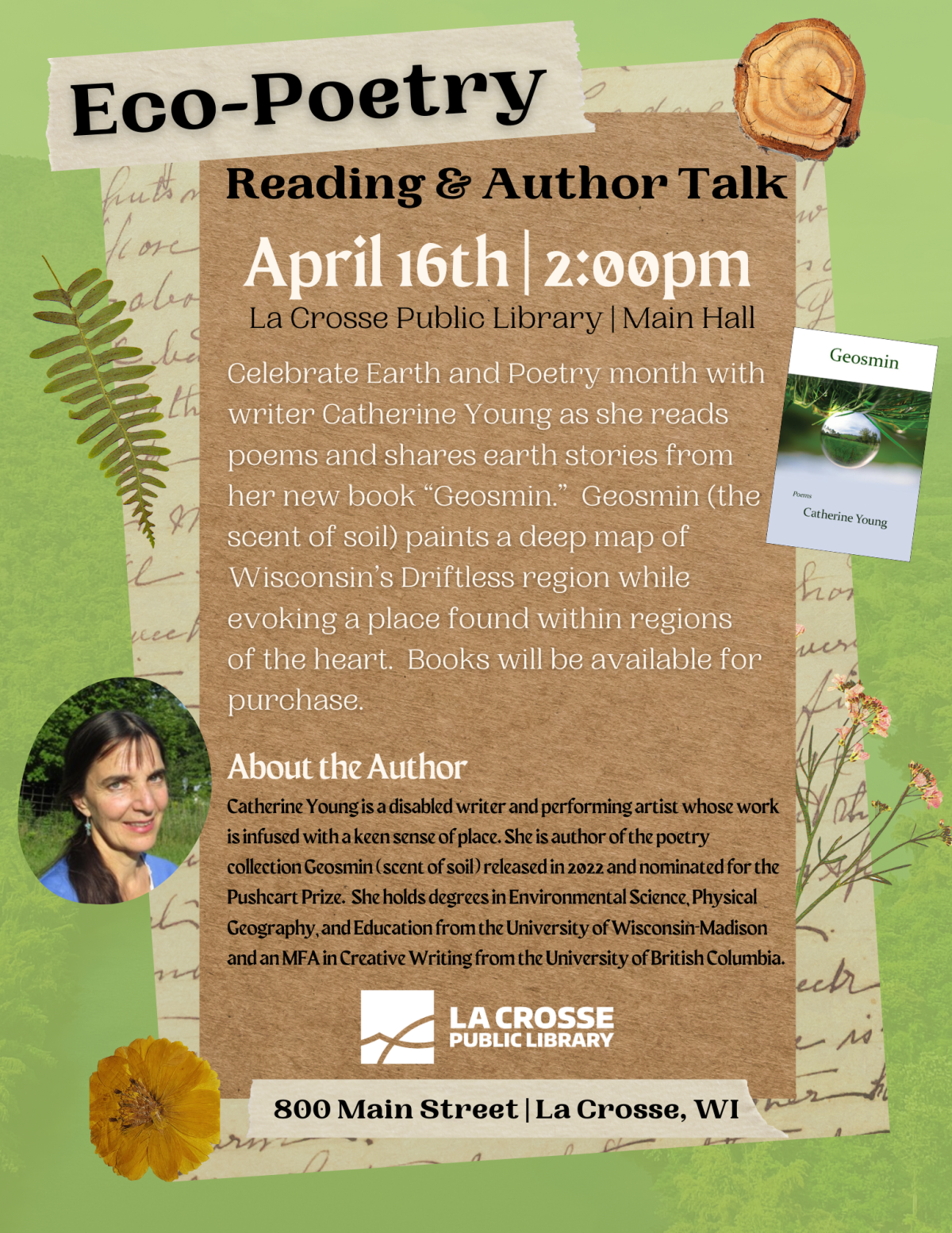 poster with nature scene