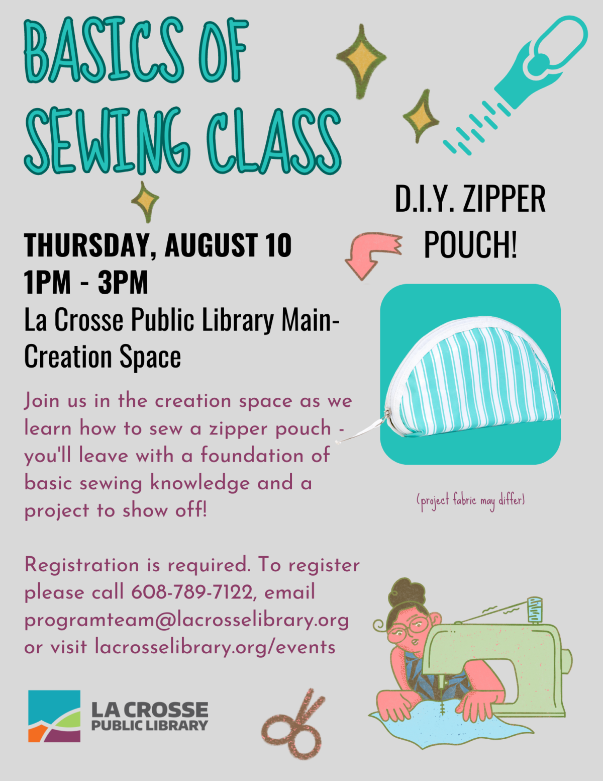 photo of a zipper pouch