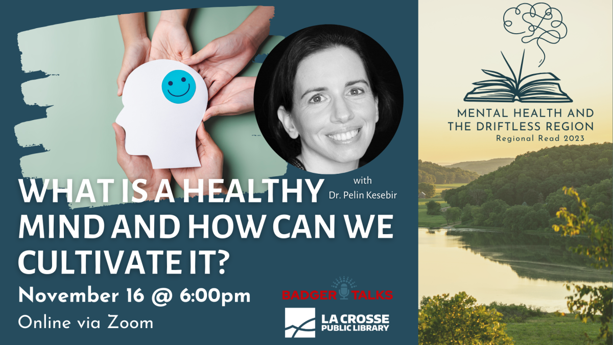 hands supporting paper cut out of head