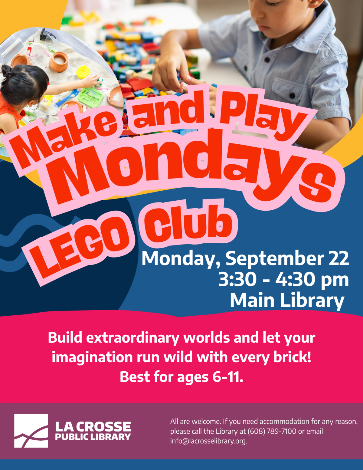 Make and Play Mondays: LEGO Club
