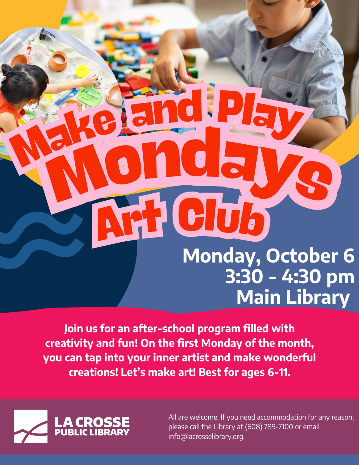 Make and Play Mondays: Art Club