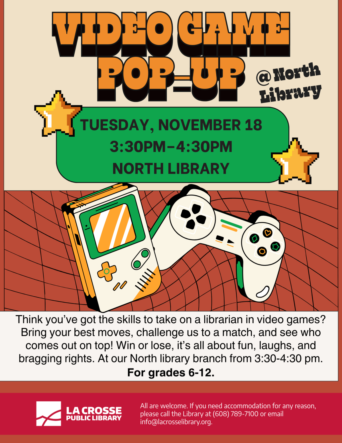 Video Game Pop-Up @ North Library