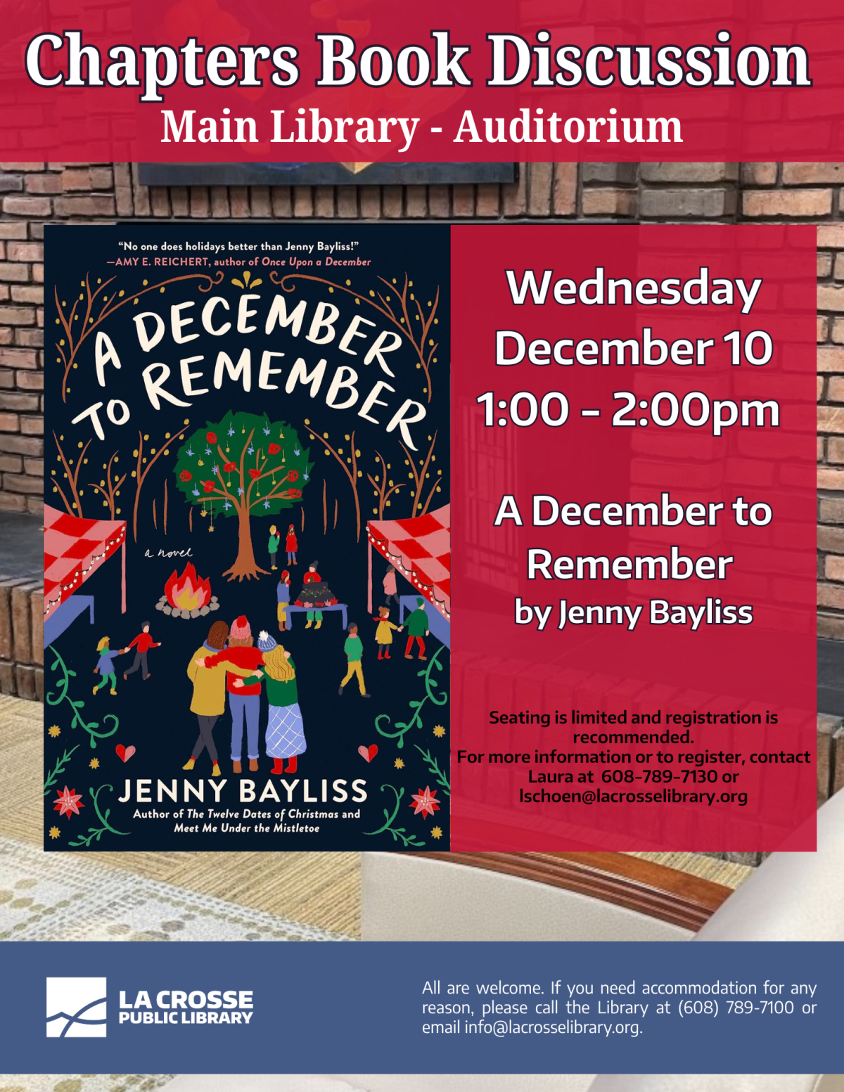 Chapters Book Discussion: A December to Remember