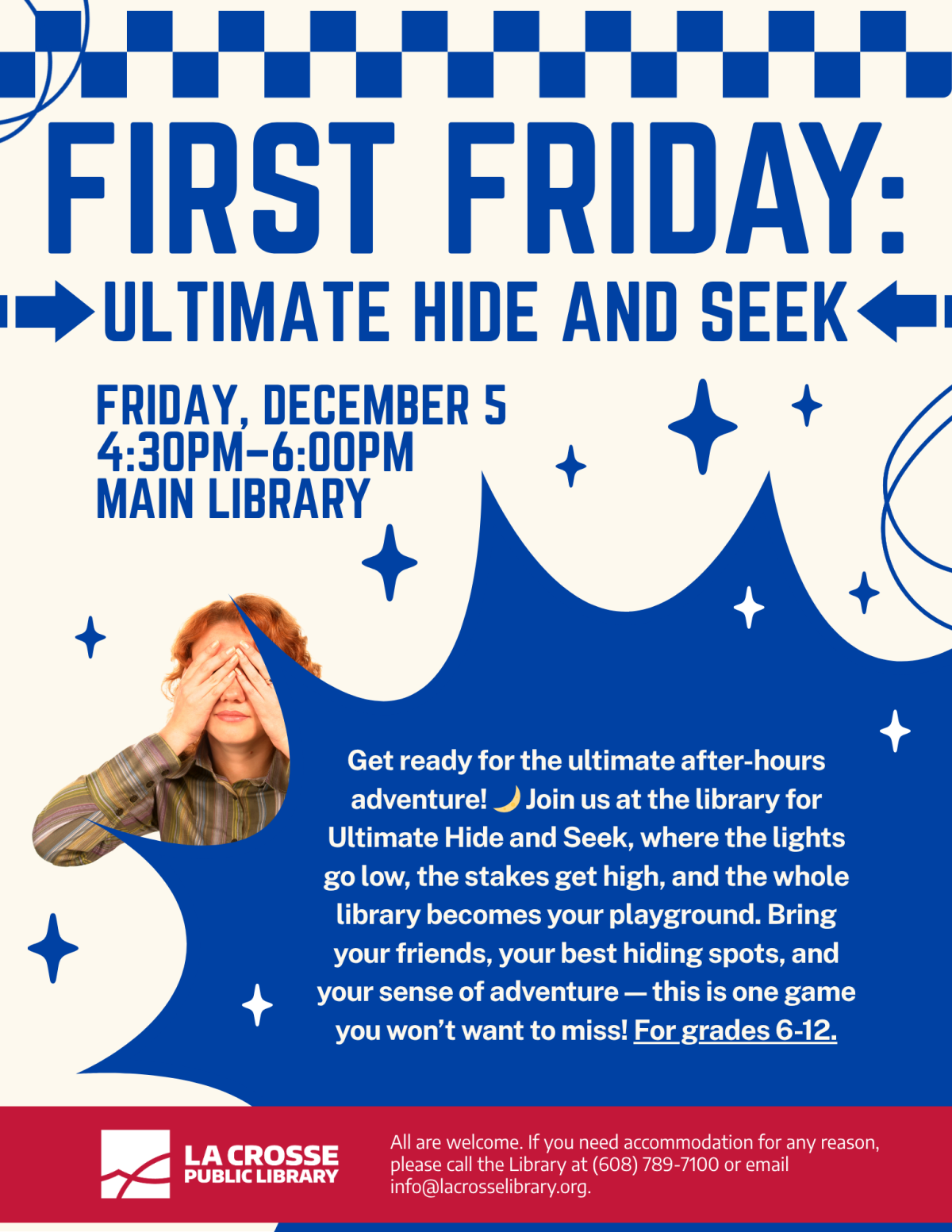 First Friday: Ultimate Hide and Seek