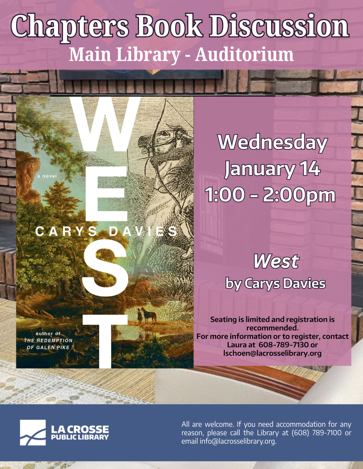 Chapters Book Discussion: West by Carys Davies