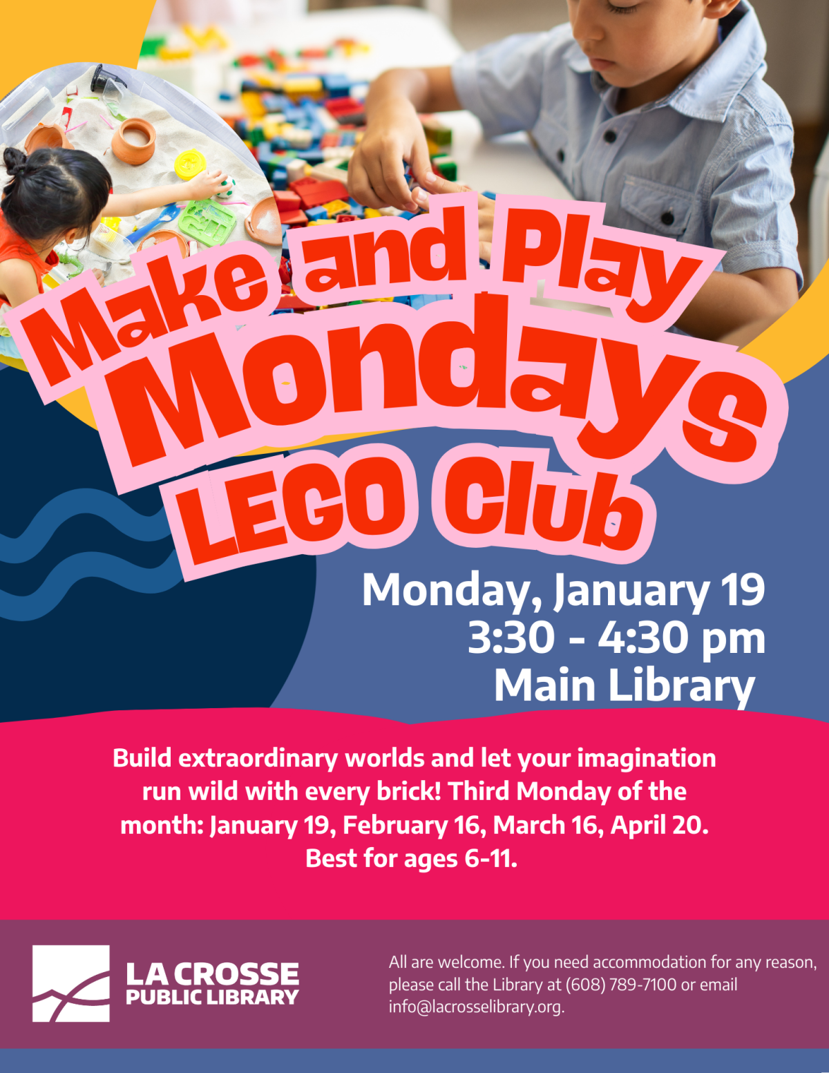 Make & Play Mondays: Lego Club