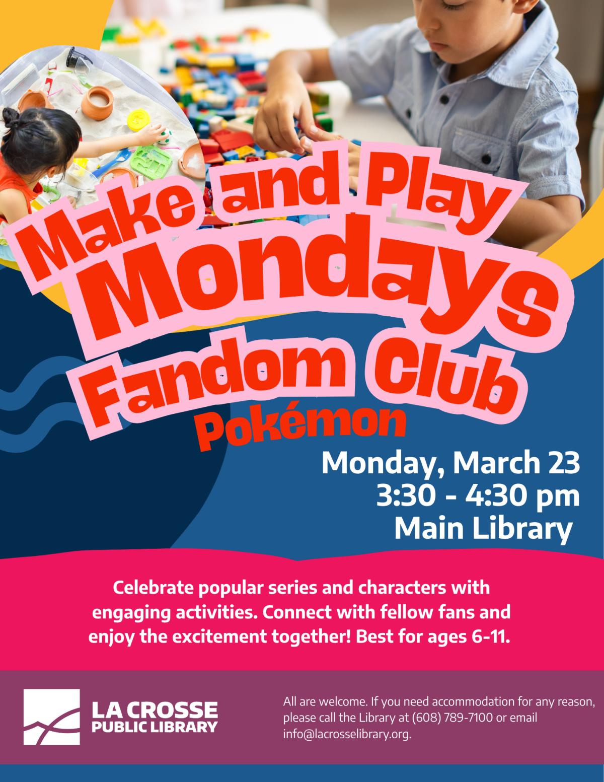 Make & Play Mondays: Fandom Club- Pokémon