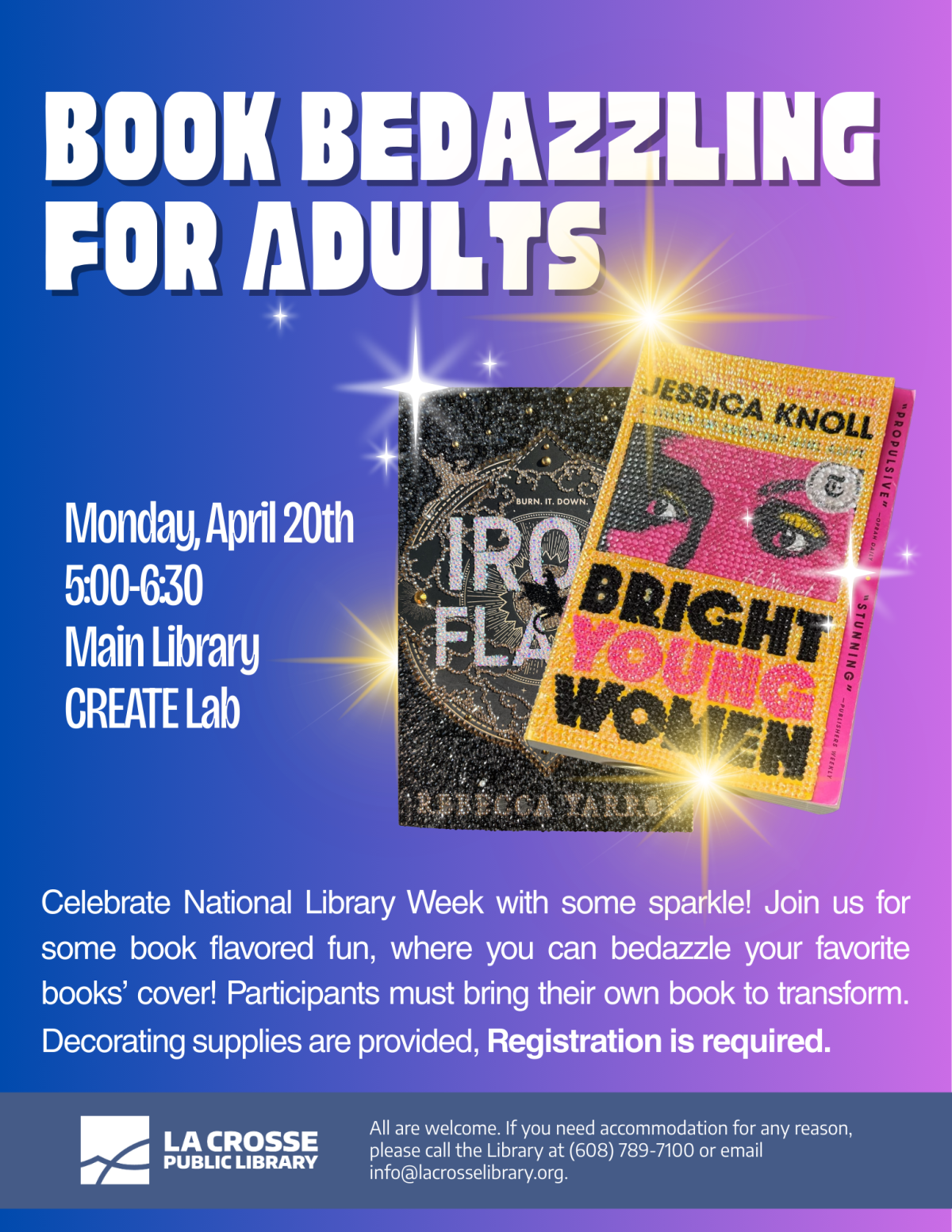 Book Bedazzling for Adults