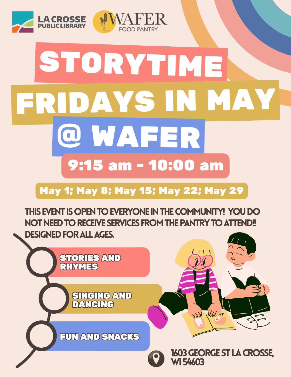 Wafer storytime flyer