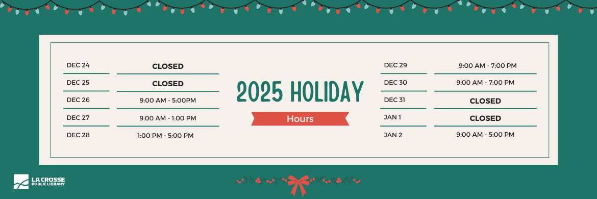 2025 Holiday Hours: Closed December 24 & 25, Open December 26-30, Closed December 31 & January 1, Open January 2